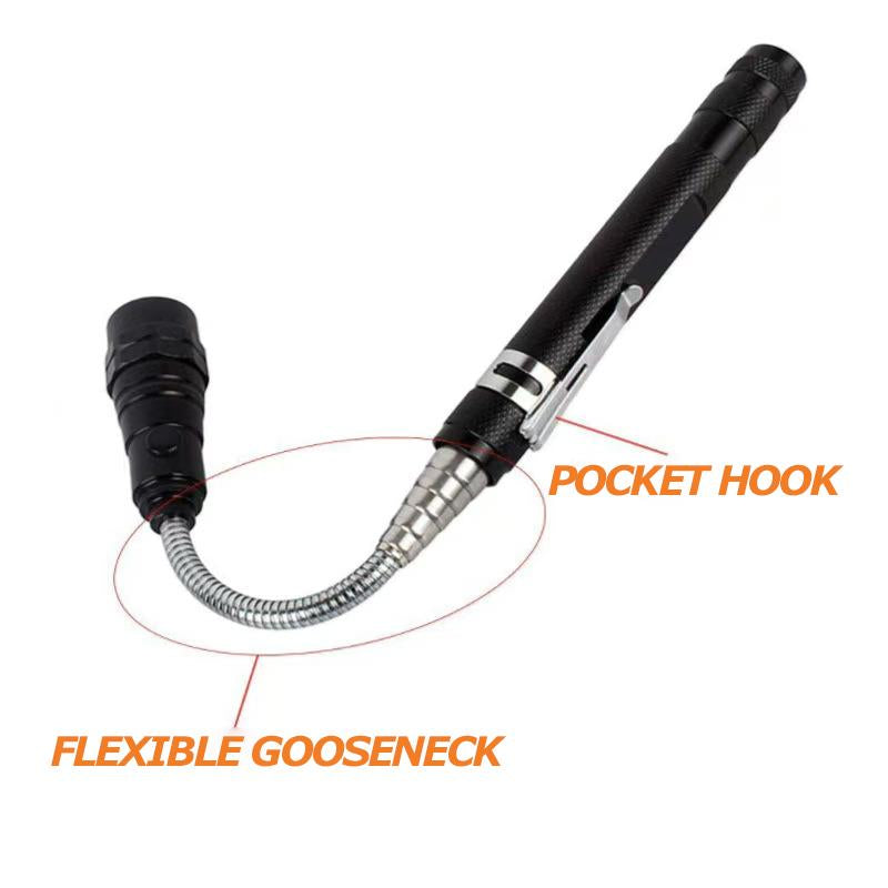 Stocking Stuffers for Men & Women, Gifts for Men LED Telescoping Magnetic Pickup Tools, Gifts for Dad, Him, Boyfriend, or Her, White Elephant Gifts for Adults, Christmas Gift Ideas for Men & Women